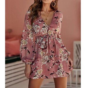 Roses & Rose Floral Dress NWT, Size Large
